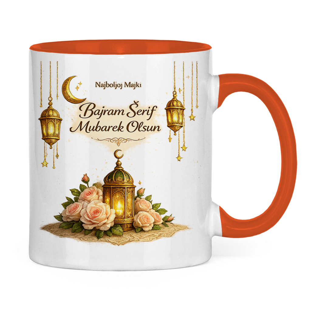 🇧🇦 Eid Tasse Najboljoj Majki Bajram Šerif Mubarek Olsun | Elegantes Eid Mubarak Geschenk