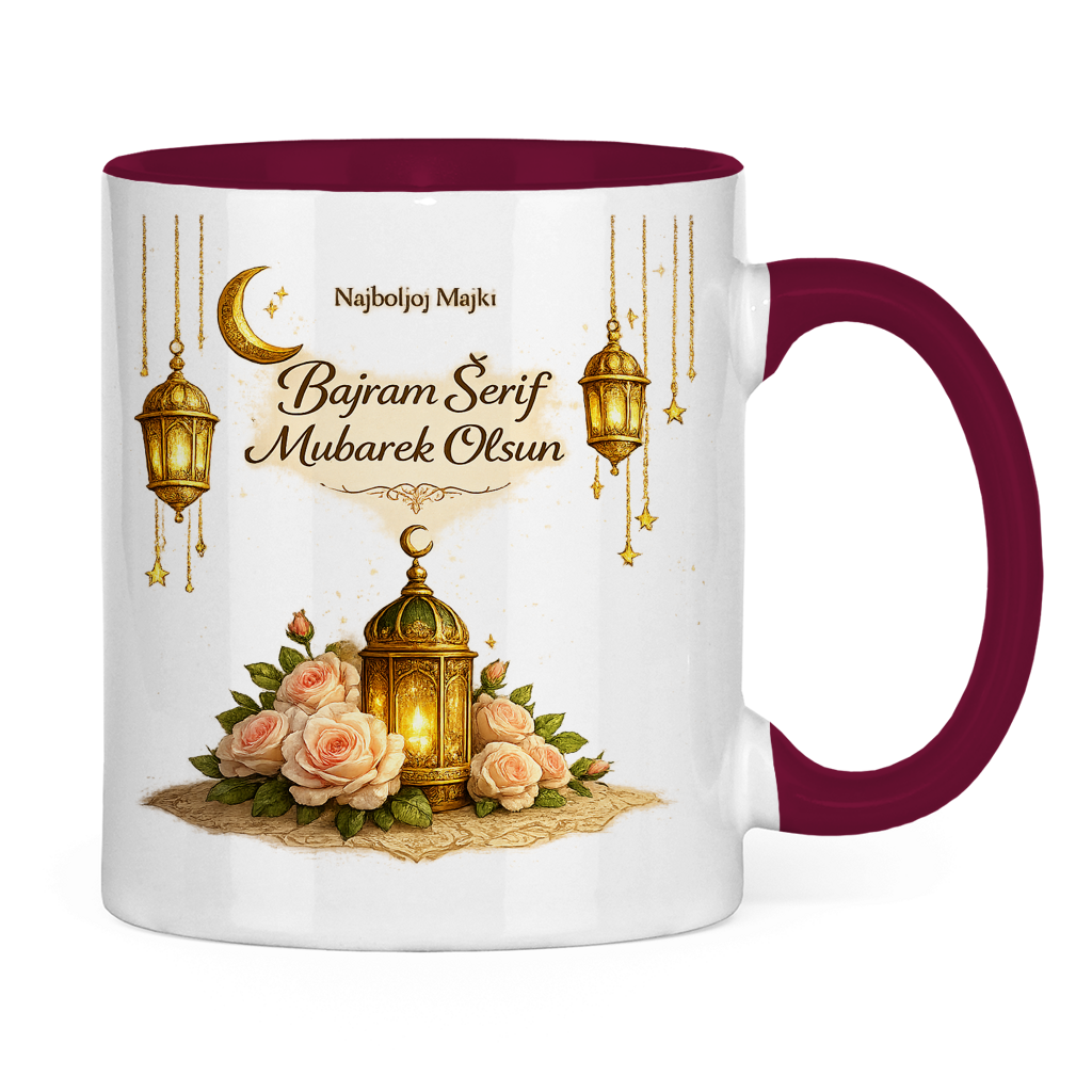 🇧🇦 Eid Tasse Najboljoj Majki Bajram Šerif Mubarek Olsun | Elegantes Eid Mubarak Geschenk