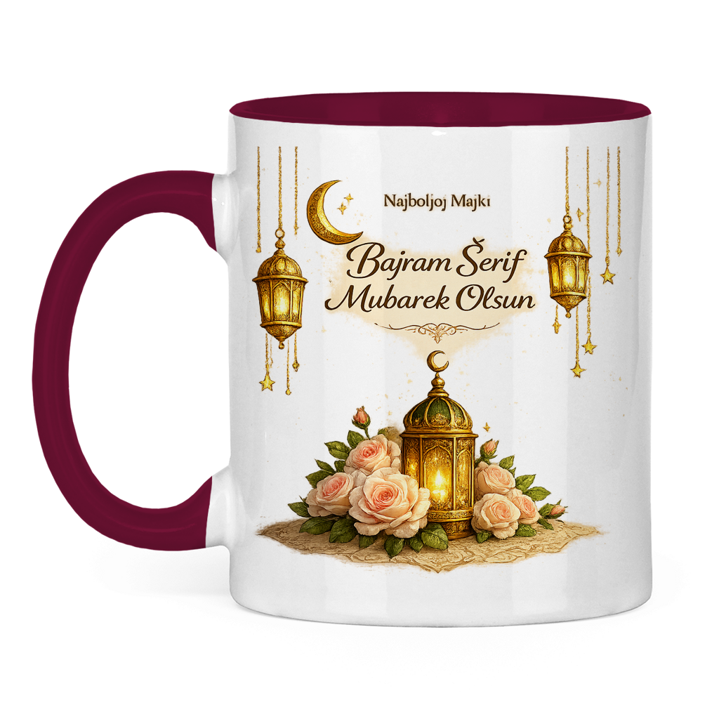🇧🇦 Eid Tasse Najboljoj Majki Bajram Šerif Mubarek Olsun | Elegantes Eid Mubarak Geschenk