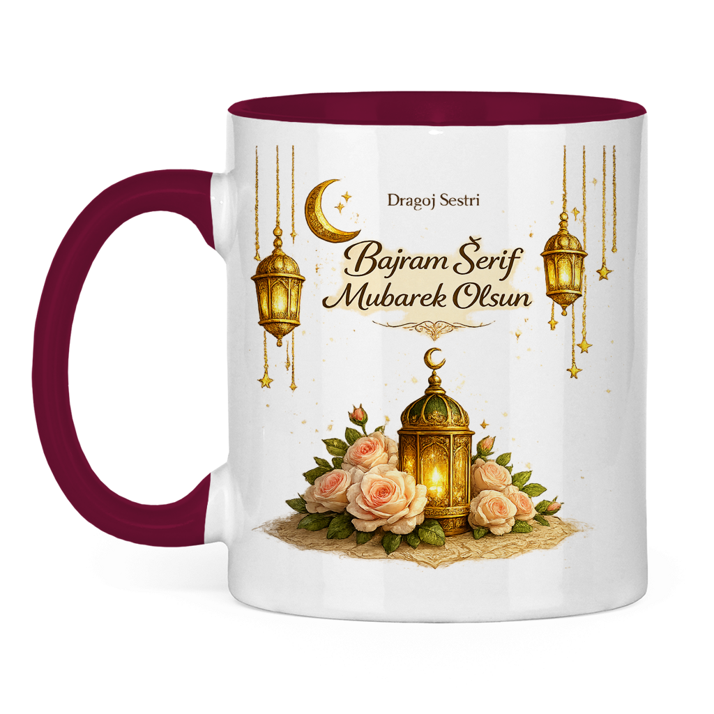 🇧🇦 Eid Tasse Dragoj Sestri Bajram Šerif Mubarek Olsun | Elegantes Eid Mubarak Geschenk