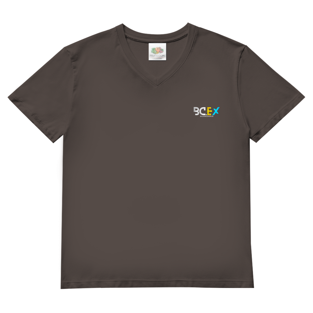 Herren Basic V-Neck T-Shirt BCEX | Links Brust
