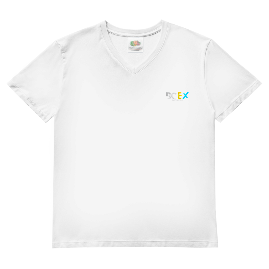 Herren Basic V-Neck T-Shirt BCEX | Links Brust