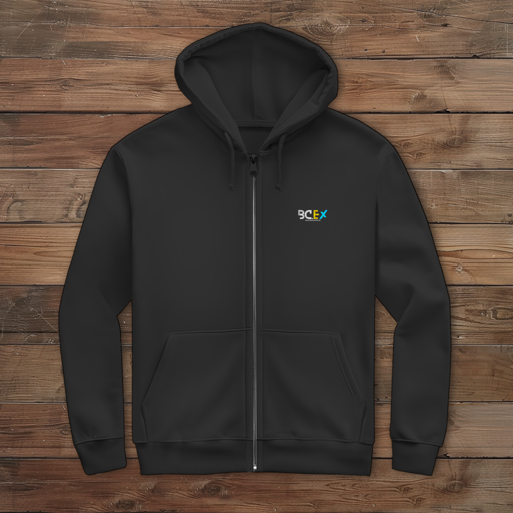 Herren Zipper Hoodie BCEX | Links Brust