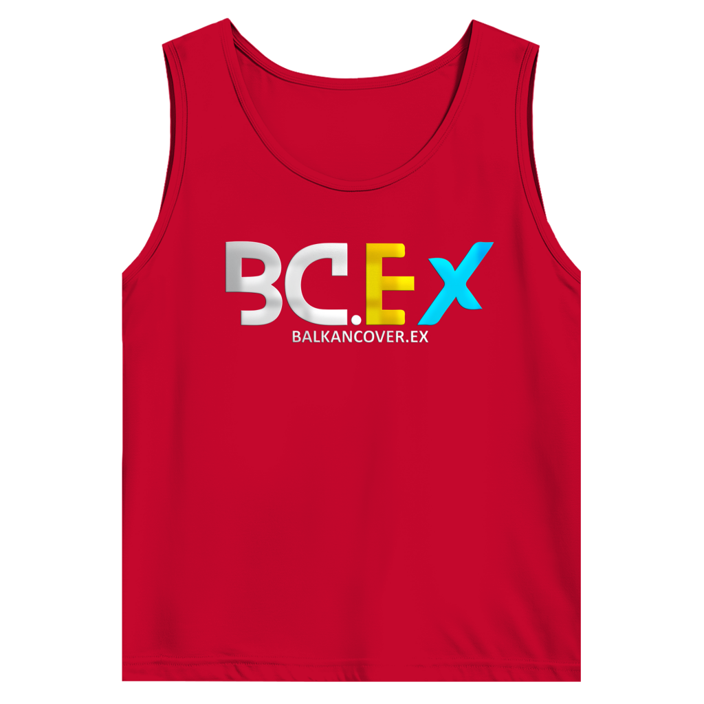 Herren Basic Tank Top BCEX | Frontprint
