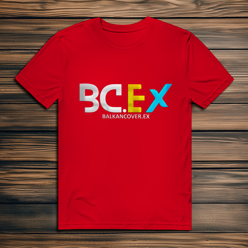 Muška premium organska majica BCEX | Prednja štampa