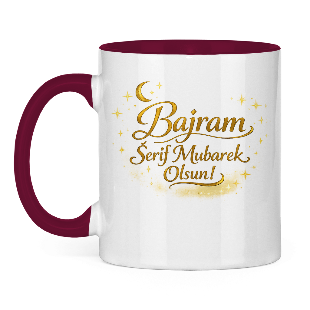 🇧🇦 Tasse - Bajram Serif Mubarek Olsun | Elegantes Eid Mubarak Geschenk