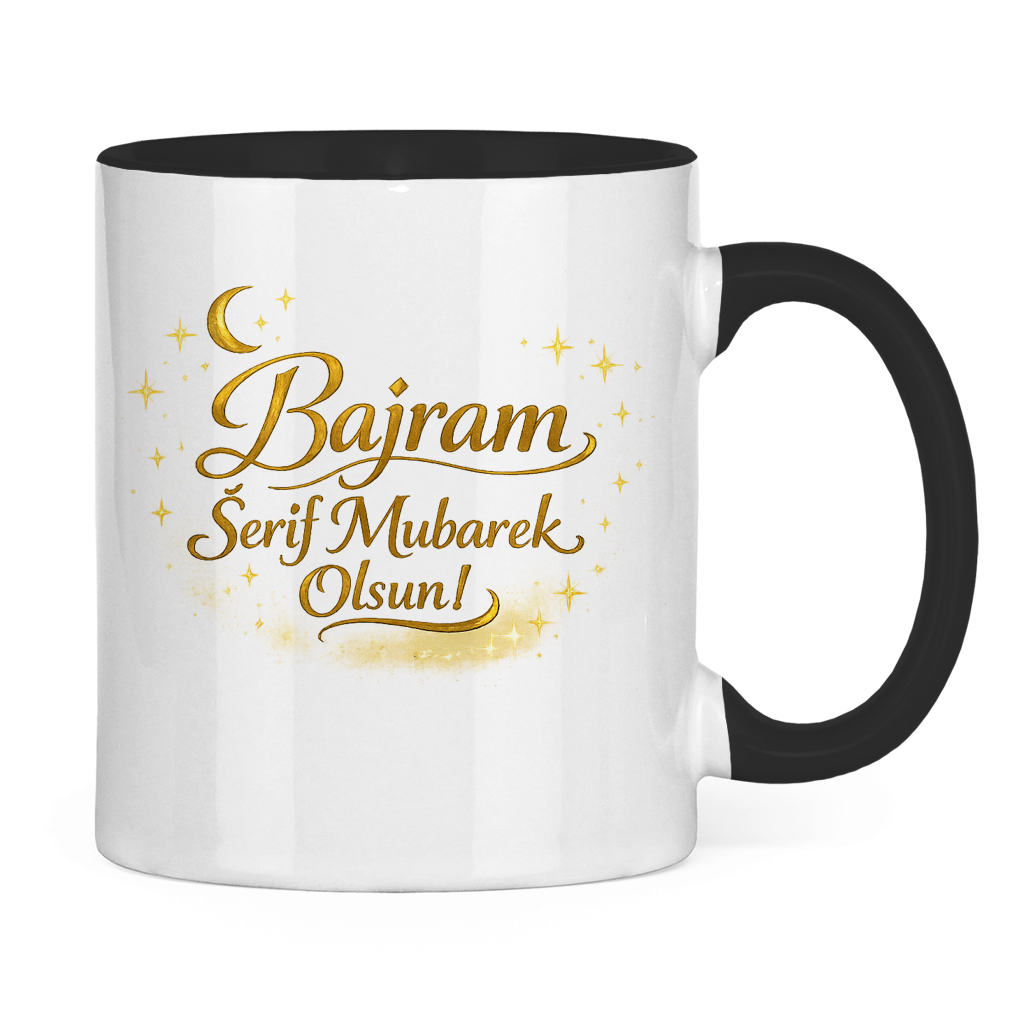 🇧🇦 Tasse - Bajram Serif Mubarek Olsun | Elegantes Eid Mubarak Geschenk