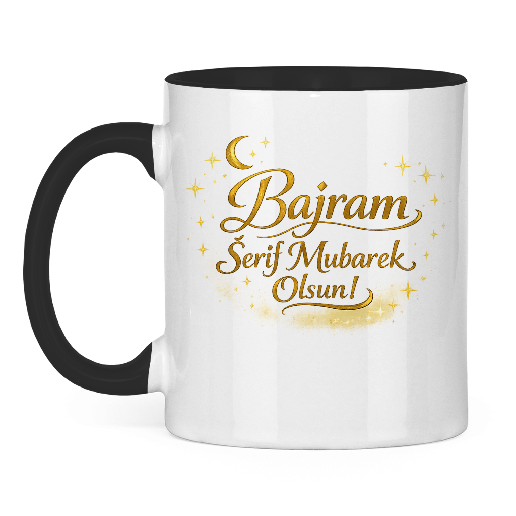 🇧🇦 Tasse - Bajram Serif Mubarek Olsun | Elegantes Eid Mubarak Geschenk