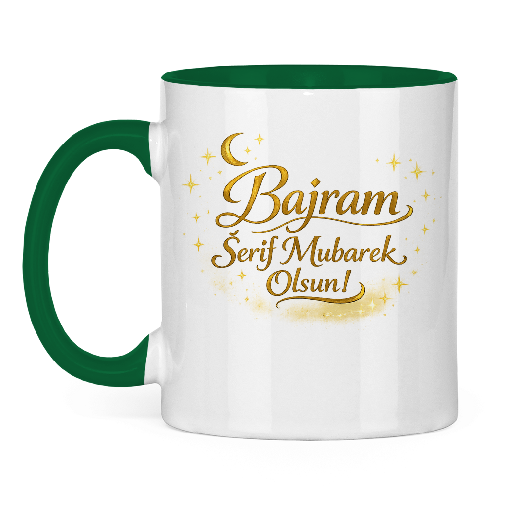 🇧🇦 Tasse - Bajram Serif Mubarek Olsun | Elegantes Eid Mubarak Geschenk