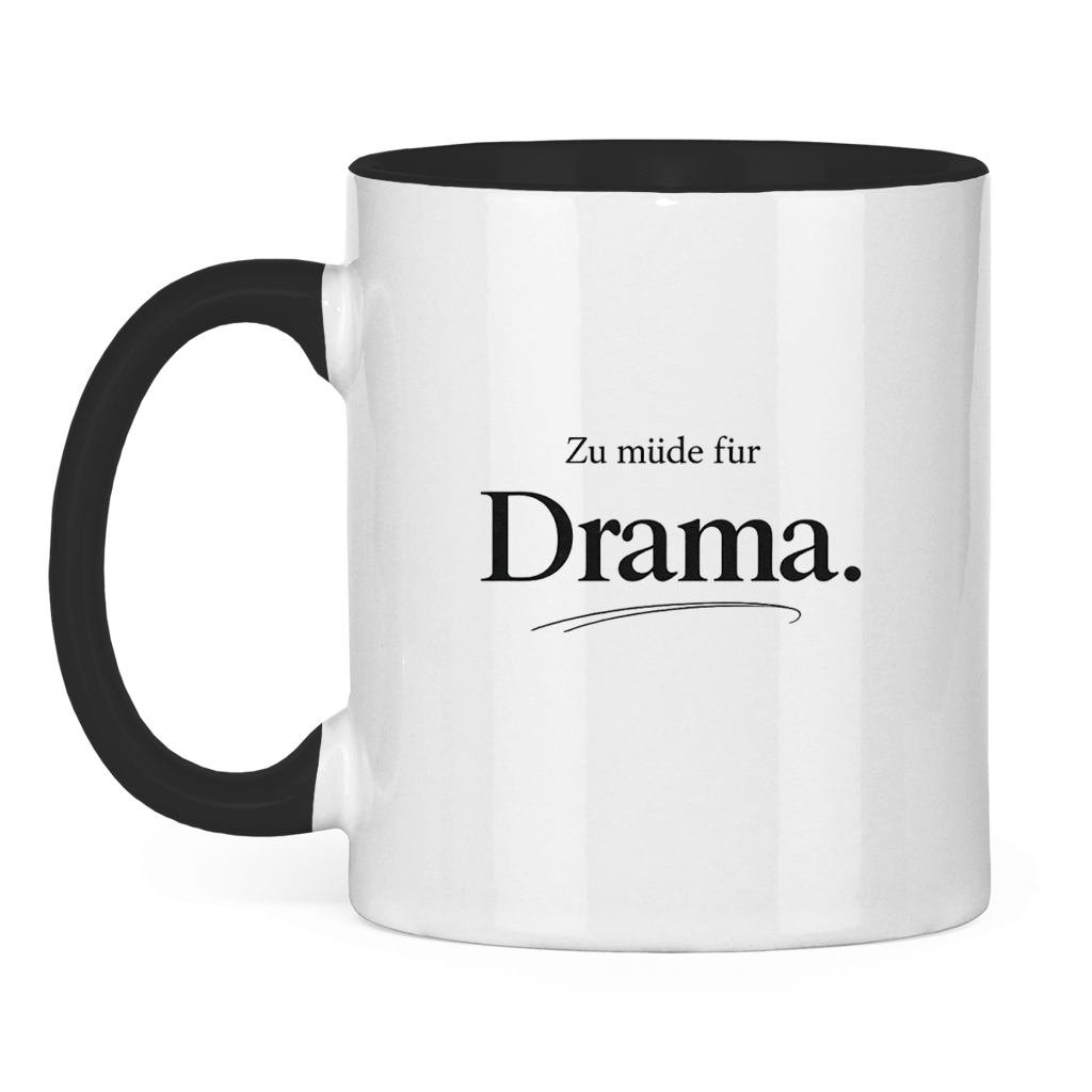 Smiješna šolja "Preumoran/na za dramu"