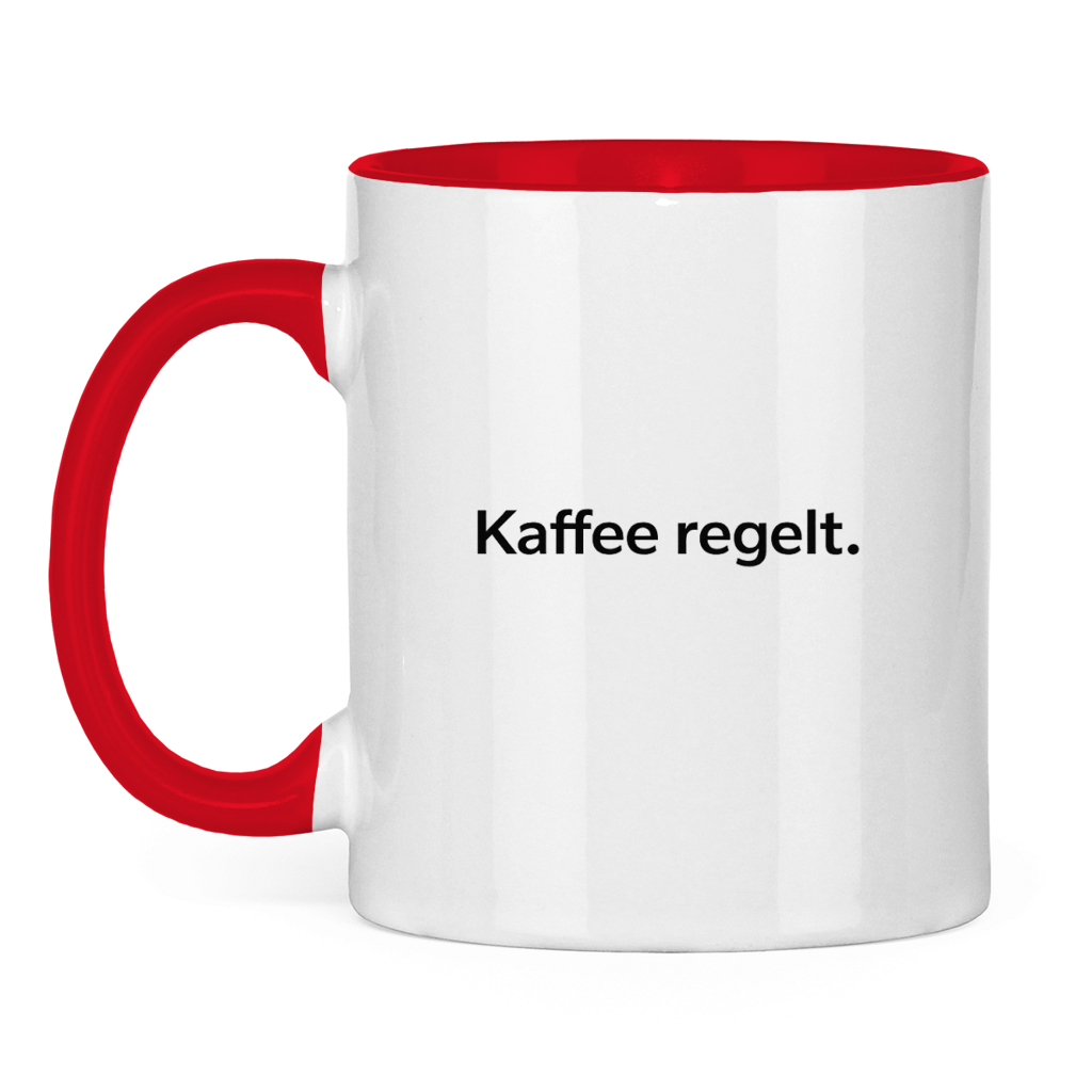 Zabavna šolja „Kafa rješava stvari.“