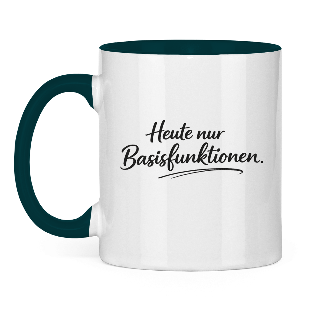 Lustige Tasse „Heute nur Basisfunktionen.“
