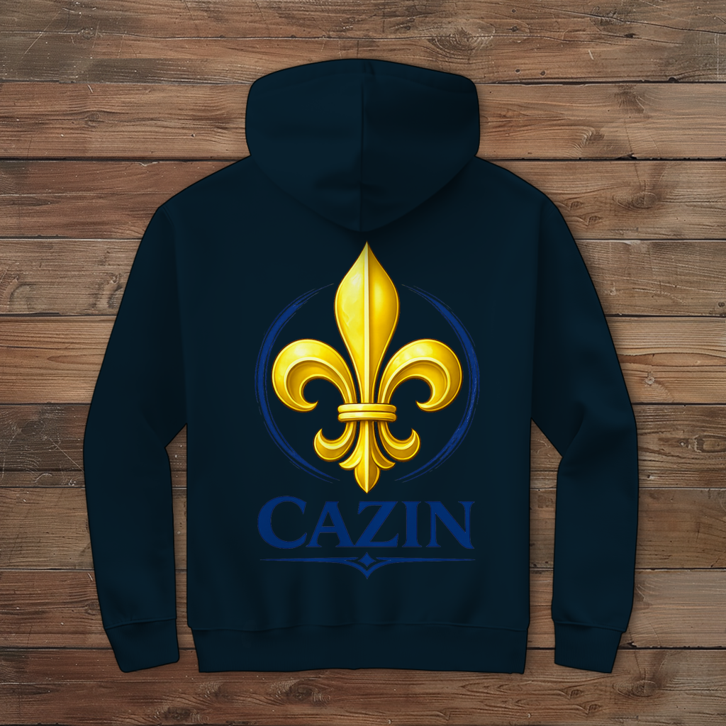 Herren Zipper Hoodie Cazin Bosnien Lilie – Zip Hoodie mit Bosnischem Ljiljan