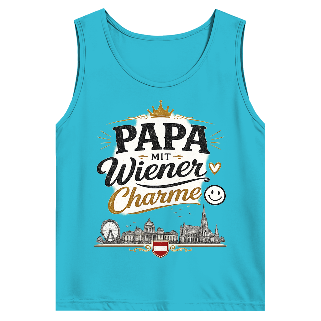Herren Tank Top – Papa mit Wiener Charme | Österreich Style