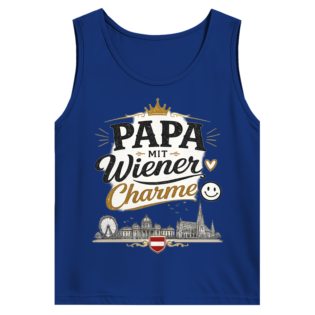 Herren Tank Top – Papa mit Wiener Charme | Österreich Style