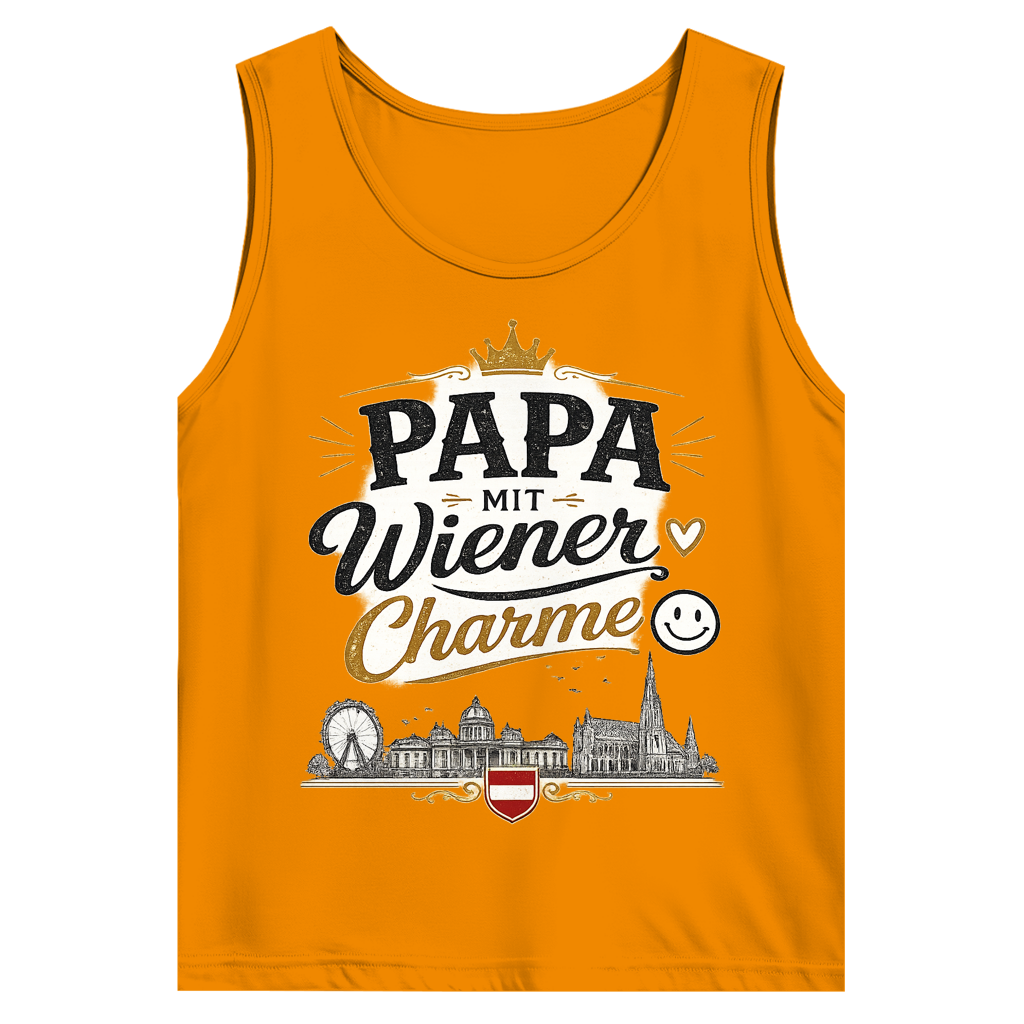 Herren Tank Top – Papa mit Wiener Charme | Österreich Style