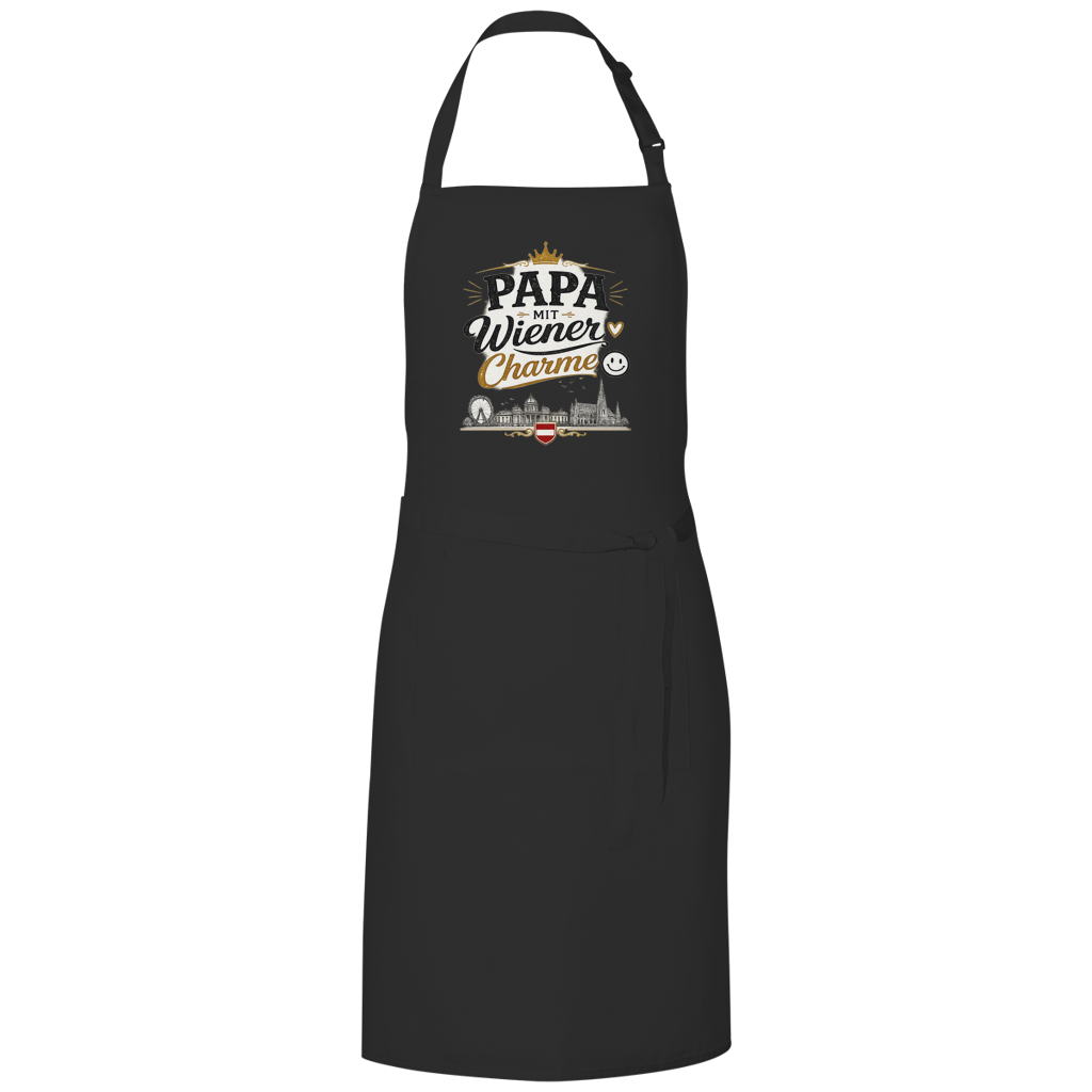 Grillschürze – Papa mit Wiener Charme | Vatertag Geschenk Österreich