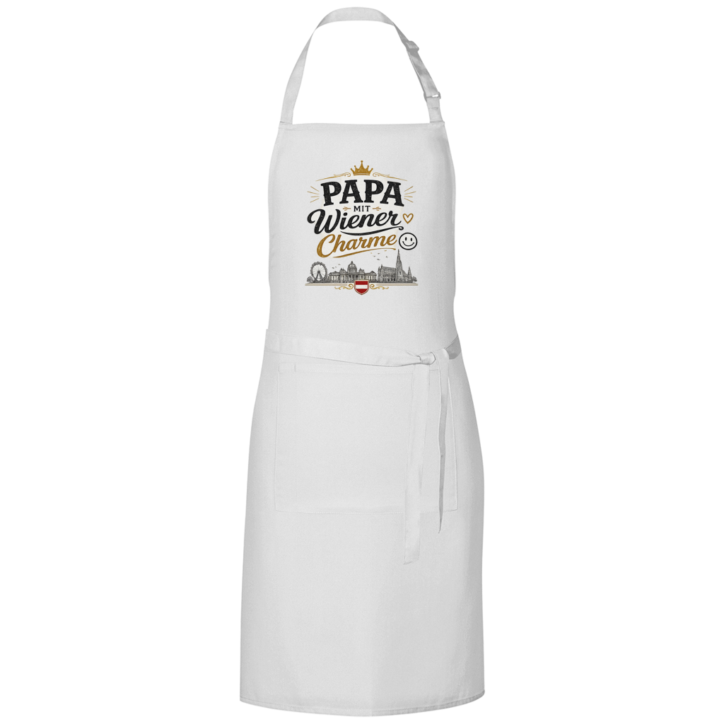 Grillschürze – Papa mit Wiener Charme | Vatertag Geschenk Österreich