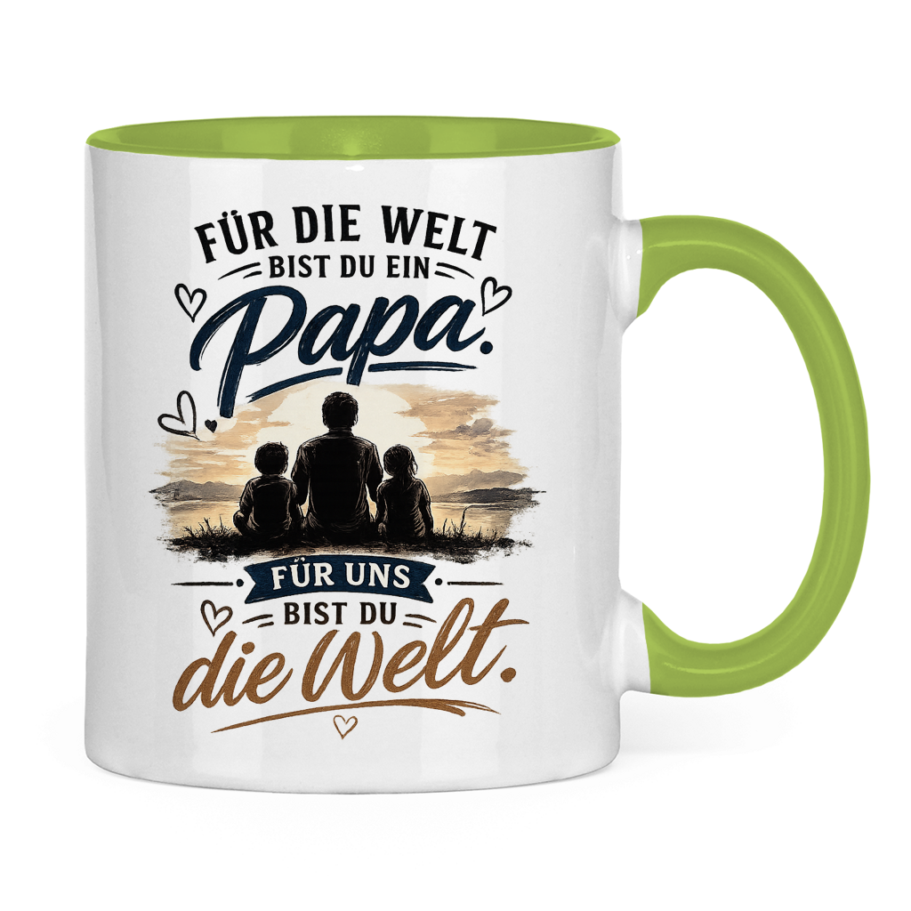 Tasse „Für die Welt bist du ein Papa“ – Emotionales Vatertag Geschenk für Papa