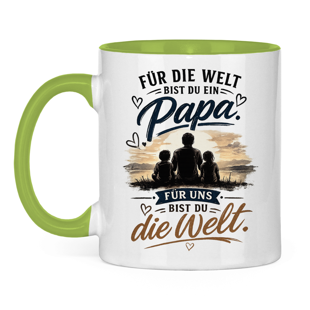 Tasse „Für die Welt bist du ein Papa“ – Emotionales Vatertag Geschenk für Papa