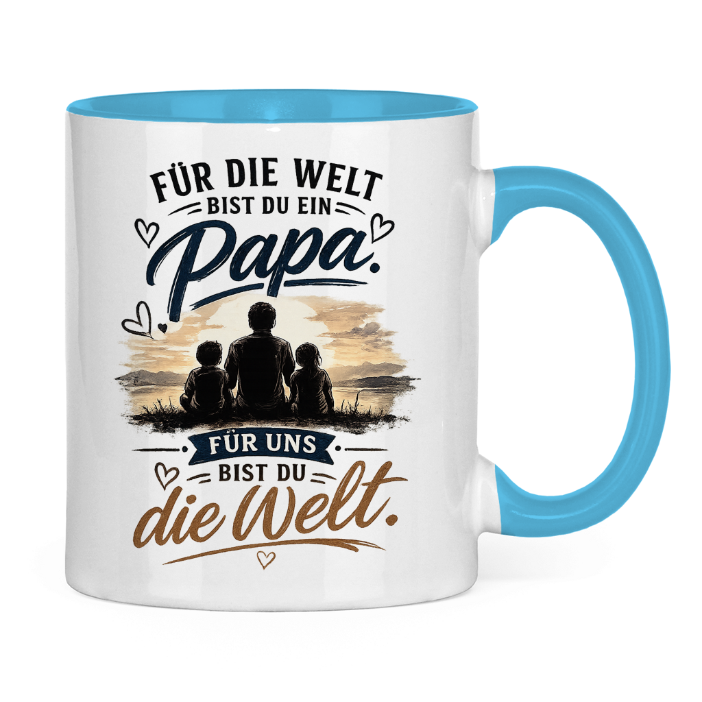 Tasse „Für die Welt bist du ein Papa“ – Emotionales Vatertag Geschenk für Papa
