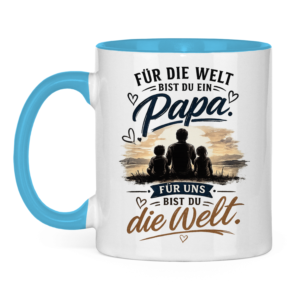 Tasse „Für die Welt bist du ein Papa“ – Emotionales Vatertag Geschenk für Papa