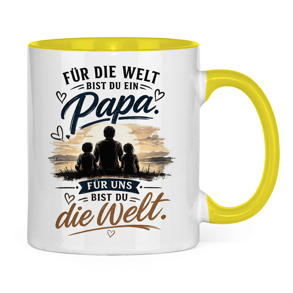 Tasse „Für die Welt bist du ein Papa“ – Emotionales Vatertag Geschenk für Papa