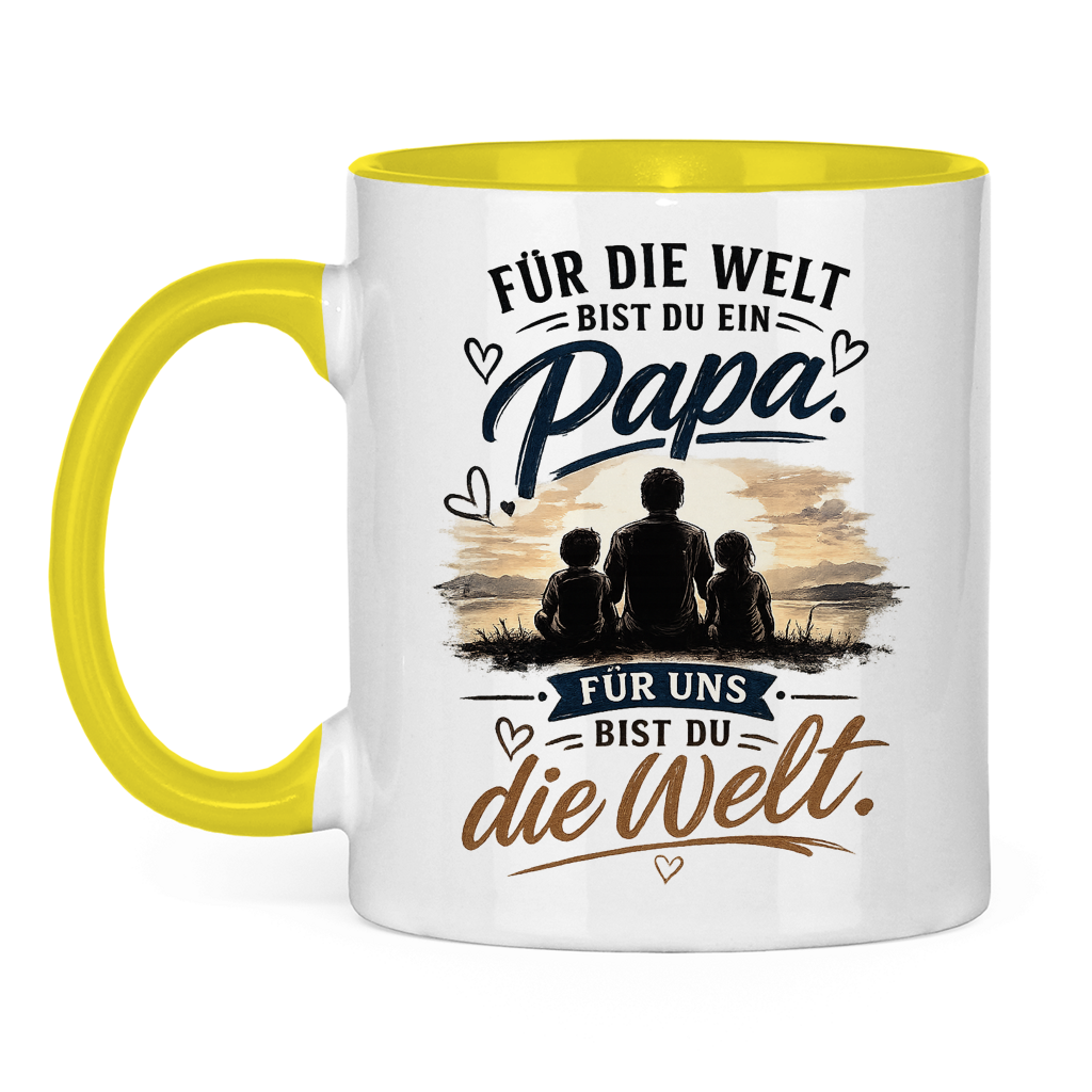 Tasse „Für die Welt bist du ein Papa“ – Emotionales Vatertag Geschenk für Papa