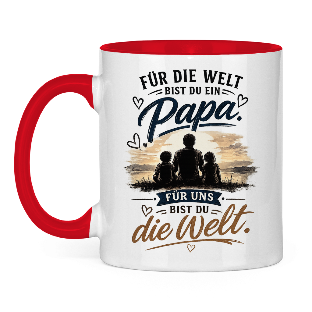 Tasse „Für die Welt bist du ein Papa“ – Emotionales Vatertag Geschenk für Papa