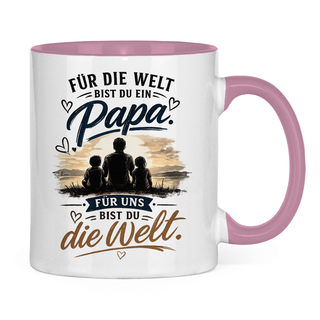 Tasse „Für die Welt bist du ein Papa“ – Emotionales Vatertag Geschenk für Papa