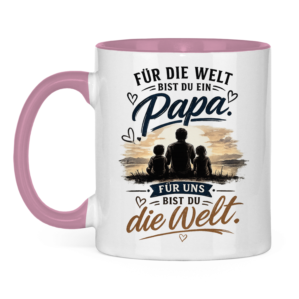 Tasse „Für die Welt bist du ein Papa“ – Emotionales Vatertag Geschenk für Papa