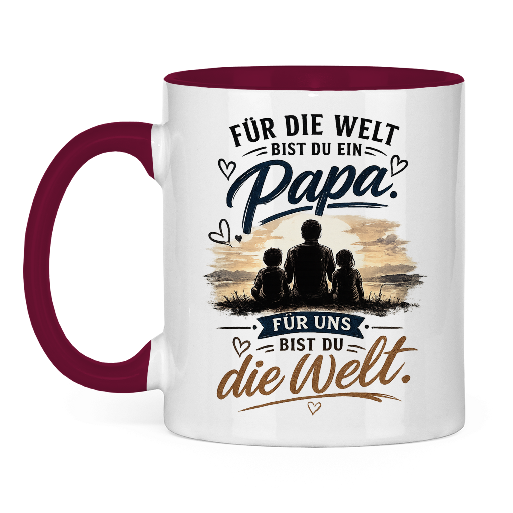 Tasse „Für die Welt bist du ein Papa“ – Emotionales Vatertag Geschenk für Papa