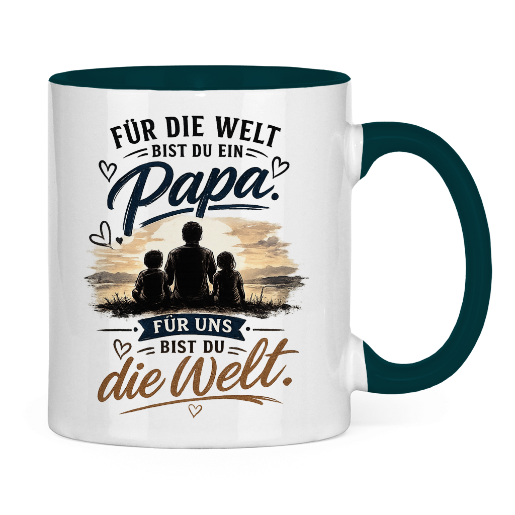Tasse „Für die Welt bist du ein Papa“ – Emotionales Vatertag Geschenk für Papa