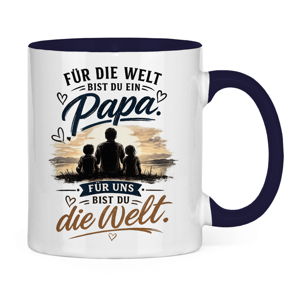 Tasse „Für die Welt bist du ein Papa“ – Emotionales Vatertag Geschenk für Papa