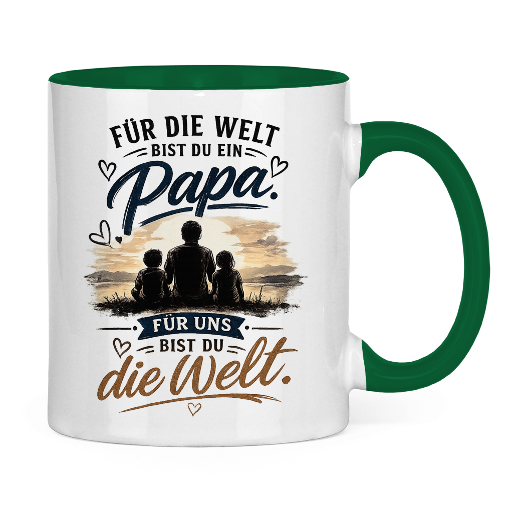 Tasse „Für die Welt bist du ein Papa“ – Emotionales Vatertag Geschenk für Papa