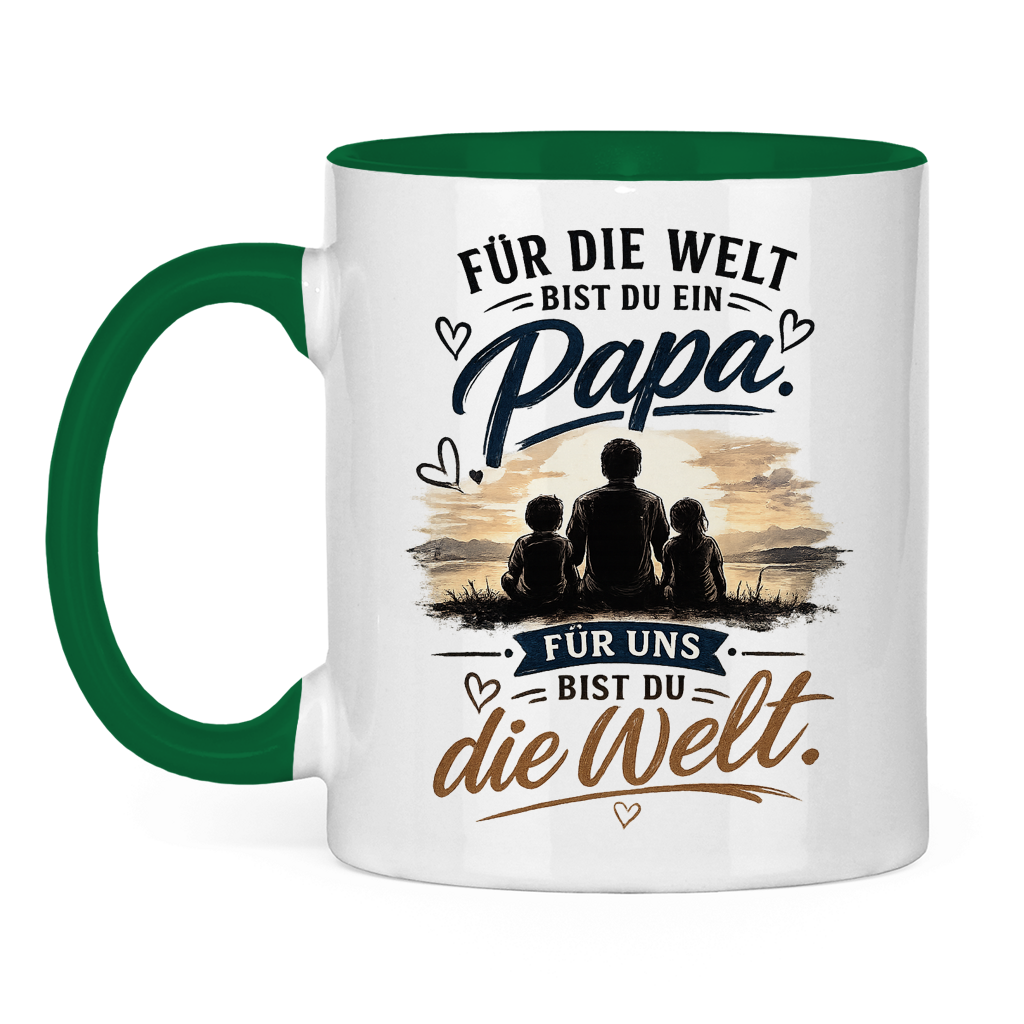 Tasse „Für die Welt bist du ein Papa“ – Emotionales Vatertag Geschenk für Papa
