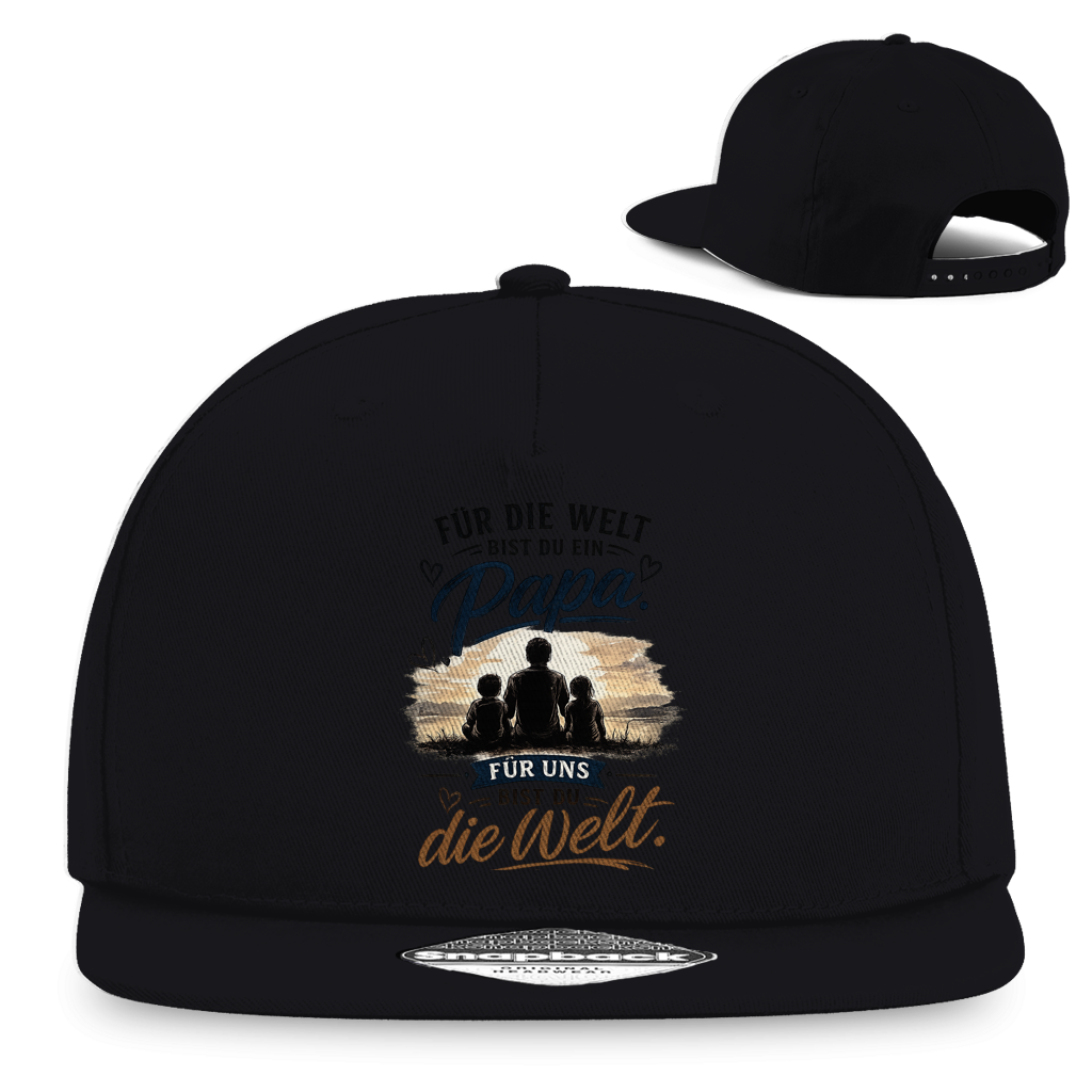 Snapback Cap „Für die Welt bist du ein Papa“ – Stylisches Vatertag Geschenk