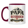 Tasse „Papa aus Österreich – stabil wie die Alpen“ | Vatertag Geschenk für Papa