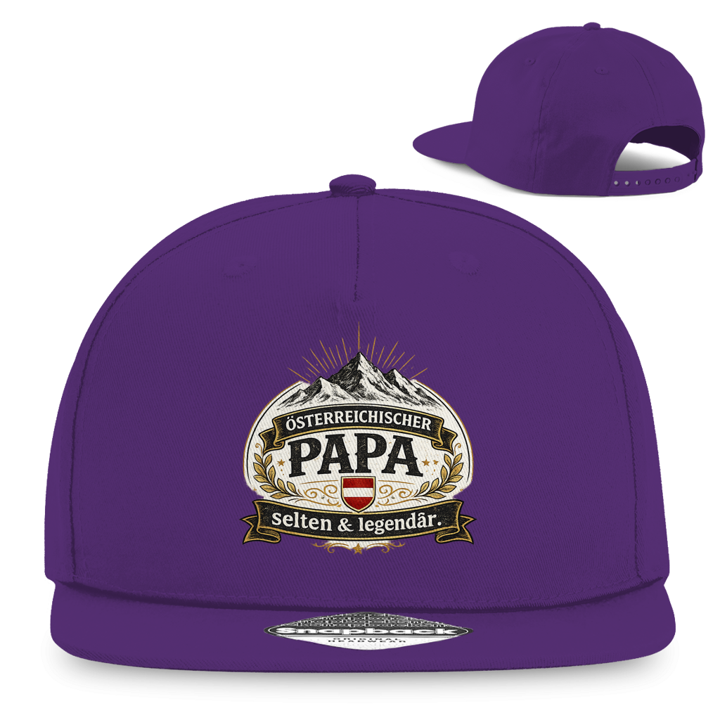 Snapback kapa za repere "Austrijski tata – rijedak i legendaran" | Moderna kapa za tatu