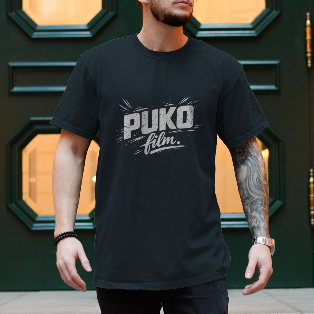 Herren T-Shirt „Puko Film“ – Balkan Humor Shirt