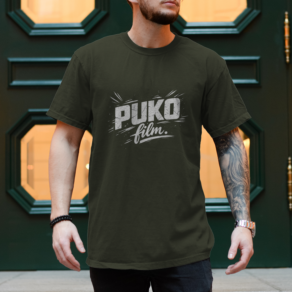 Herren T-Shirt „Puko Film“ – Balkan Humor Shirt