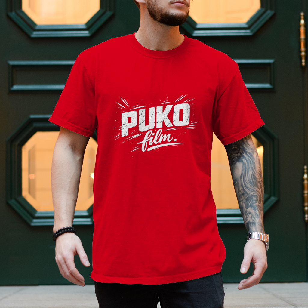 Herren T-Shirt „Puko Film“ – Balkan Humor Shirt