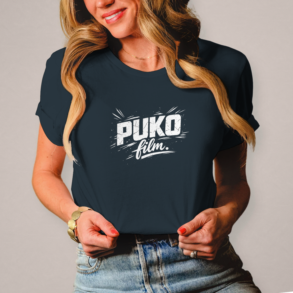 Damen T-Shirt „Puko Film“ – Balkan Humor Shirt