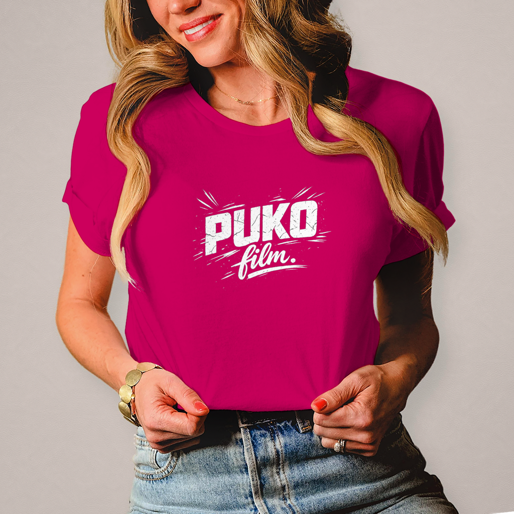 Damen T-Shirt „Puko Film“ – Balkan Humor Shirt