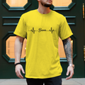 Muška majica "Bosna Heartbeat" – Minimalistička Bosna streetwear majica