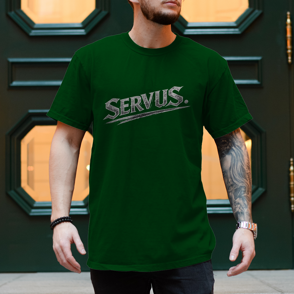 Herren T-Shirt „Servus“