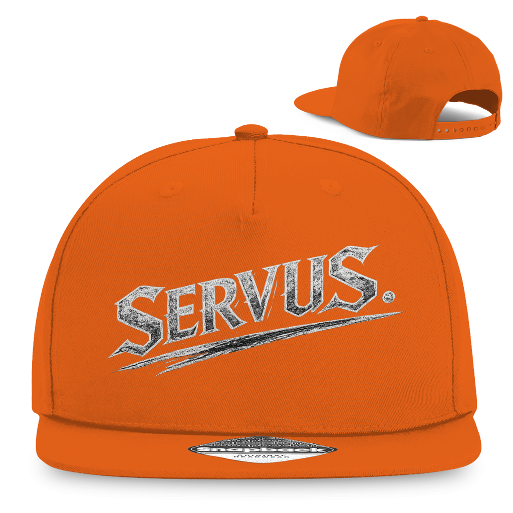 Snapback Rapper Cap „Servus“ – Österreichische Streetwear Cap im Retro Style