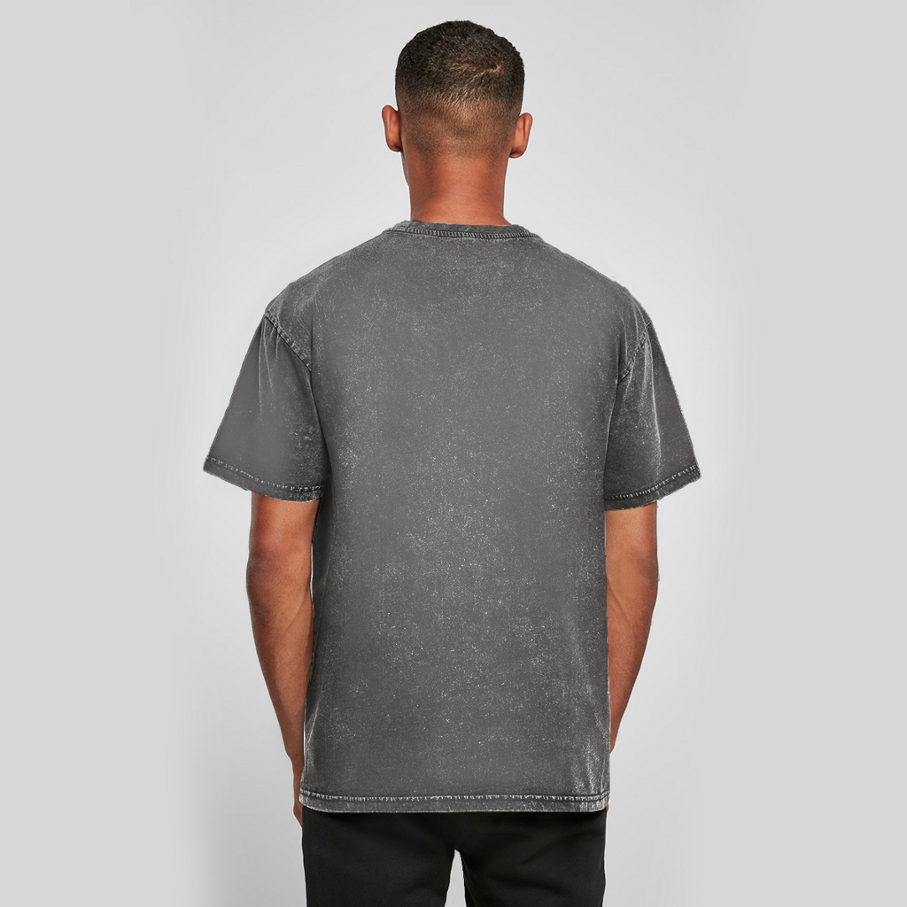 Oversize Washed T-Shirt „Oida“ – Österreichisches Acid Wash Streetwear Shirt