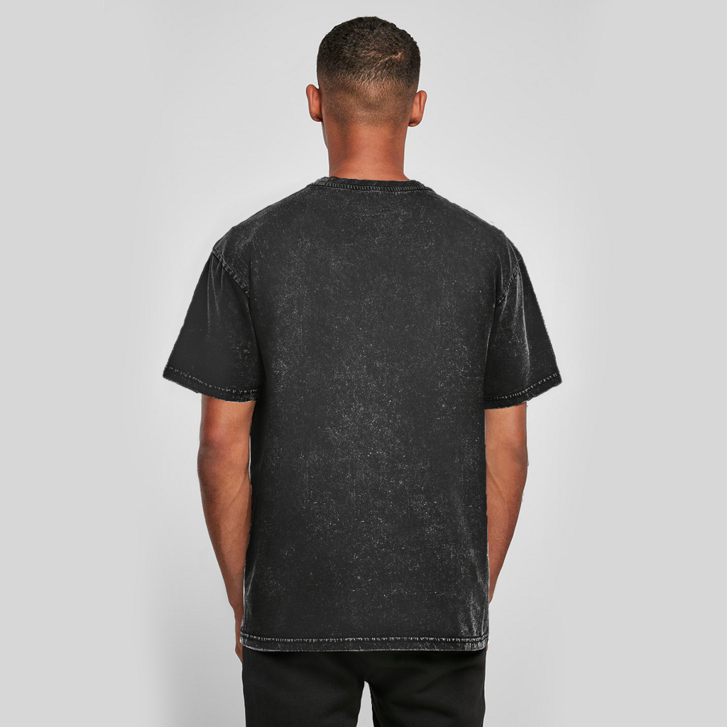 Oversize Washed T-Shirt „Oida“ – Österreichisches Acid Wash Streetwear Shirt