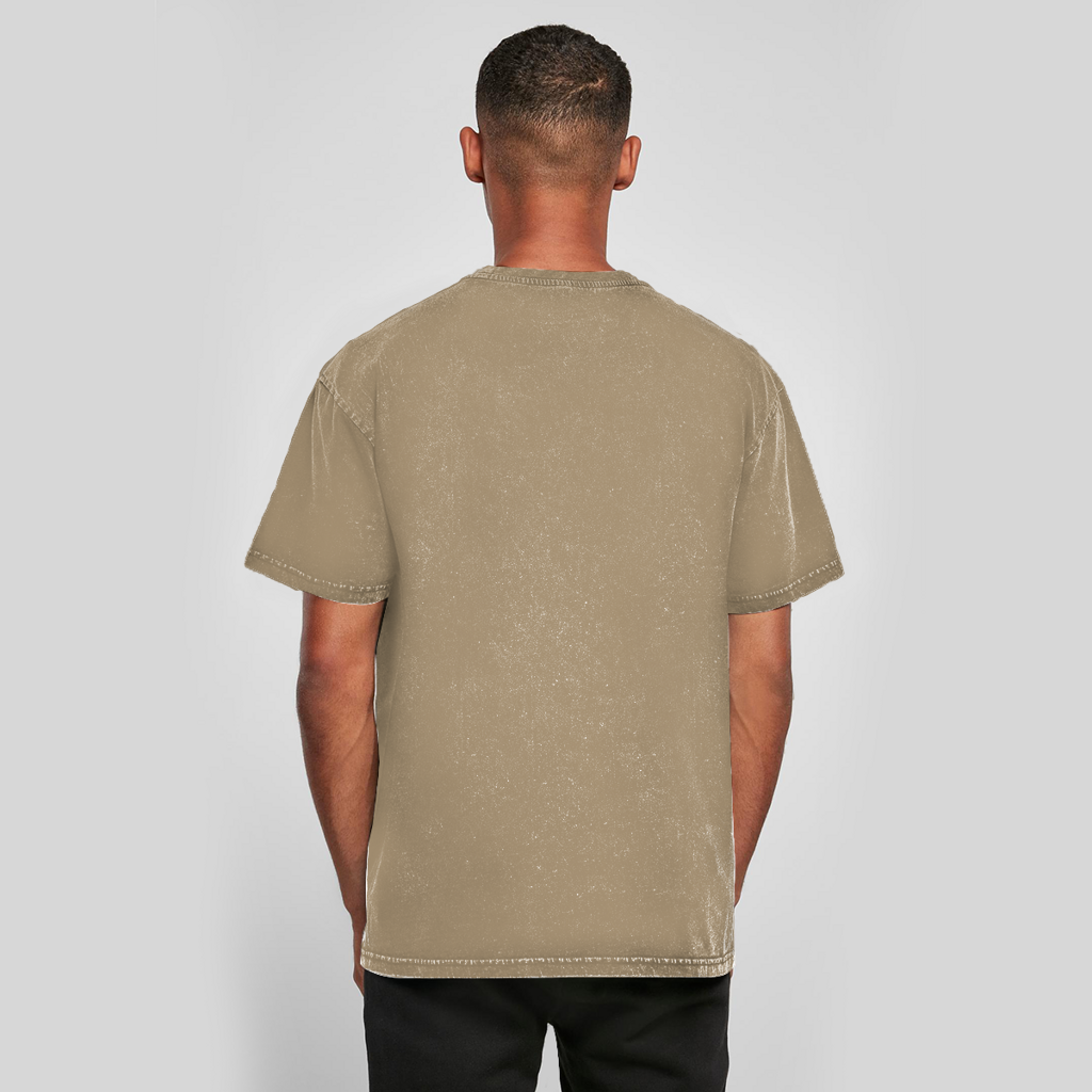 Prevelika isprana majica „Oida“ – Austrijska Acid Wash Streetwear majica